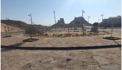 مشروع سفلتة وأرصفة وإنارة